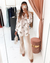 Load image into Gallery viewer, Luella Animal Print Satin Blouse
