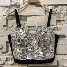 Load image into Gallery viewer, Be Seen Rhinestone Bustier
