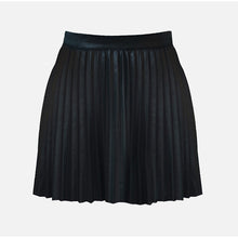 Load image into Gallery viewer, High Waist Black Pleated Mini Skirt
