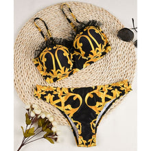 Load image into Gallery viewer, Paisley High Waist Print Bikini
