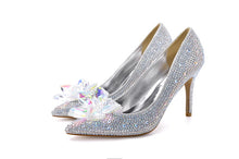 Load image into Gallery viewer, Pointed Toe Crystal Pumps
