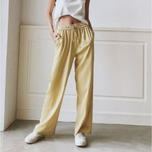 Load image into Gallery viewer, Serenity Wide Leg Satin Trousers
