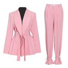 Load image into Gallery viewer, Pavlin Two Piece Blazer Set
