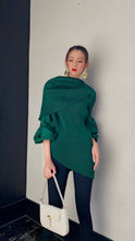 Load image into Gallery viewer, Ariadne Pleated Puff Sleeve Blouse
