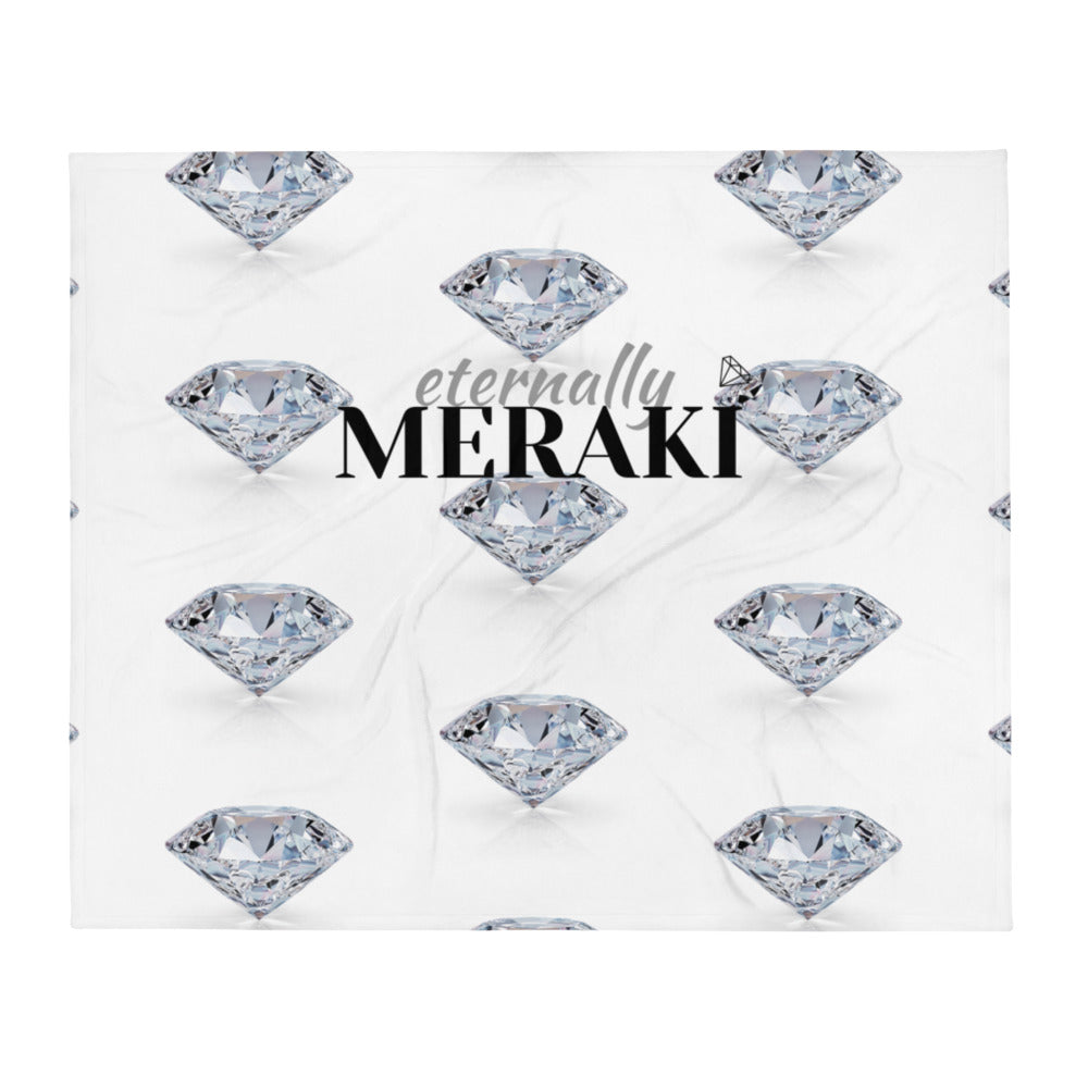 Eternally Meraki Diamond Throw Blanket